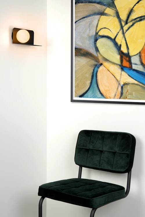 Lucide BONNI - Applique murale - 1xG9 - Noir - ambiance 1